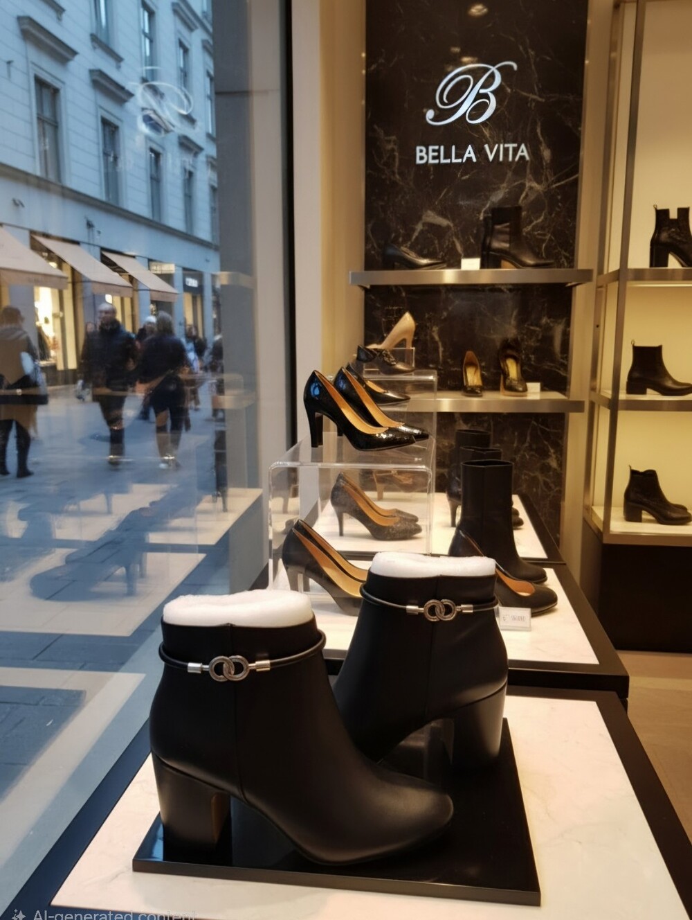 Bella Vita Diaz Black Leather Ankle Booties Women's Sz 7.5 M New